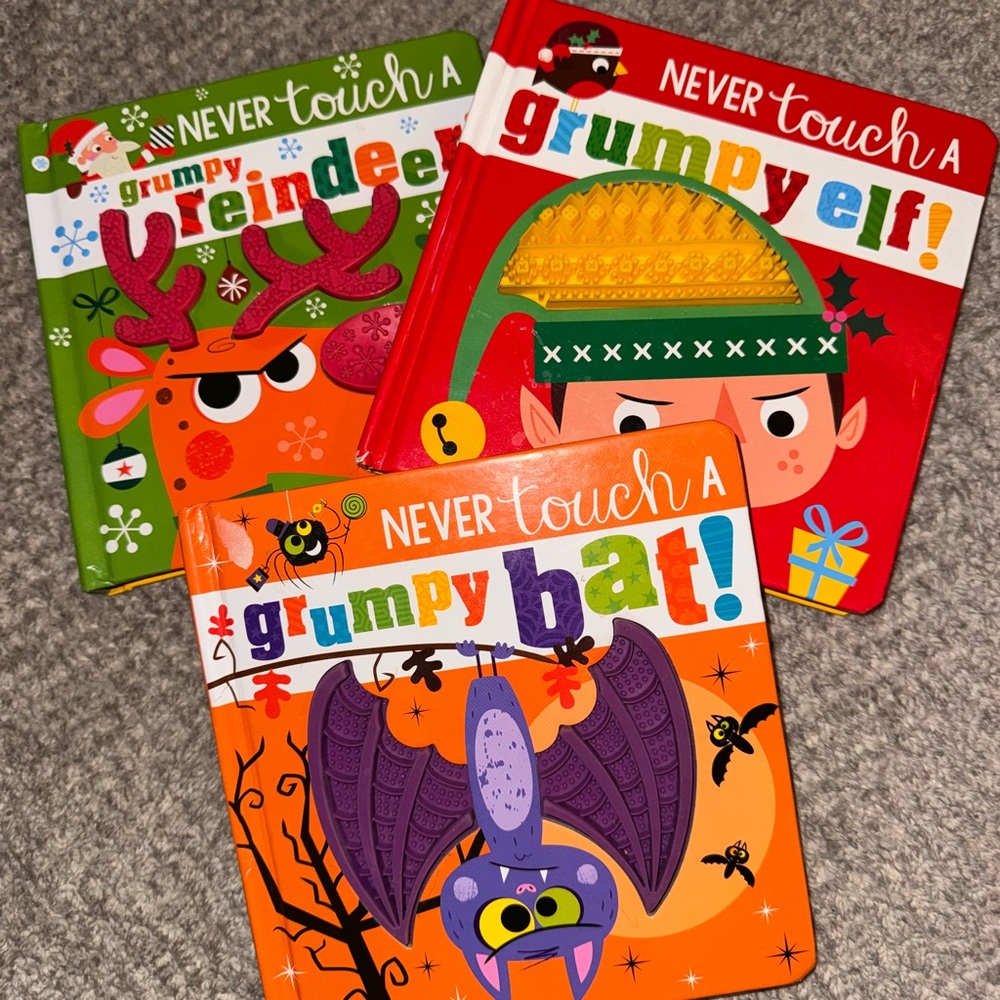 Never Touch a Grumpy Book Set